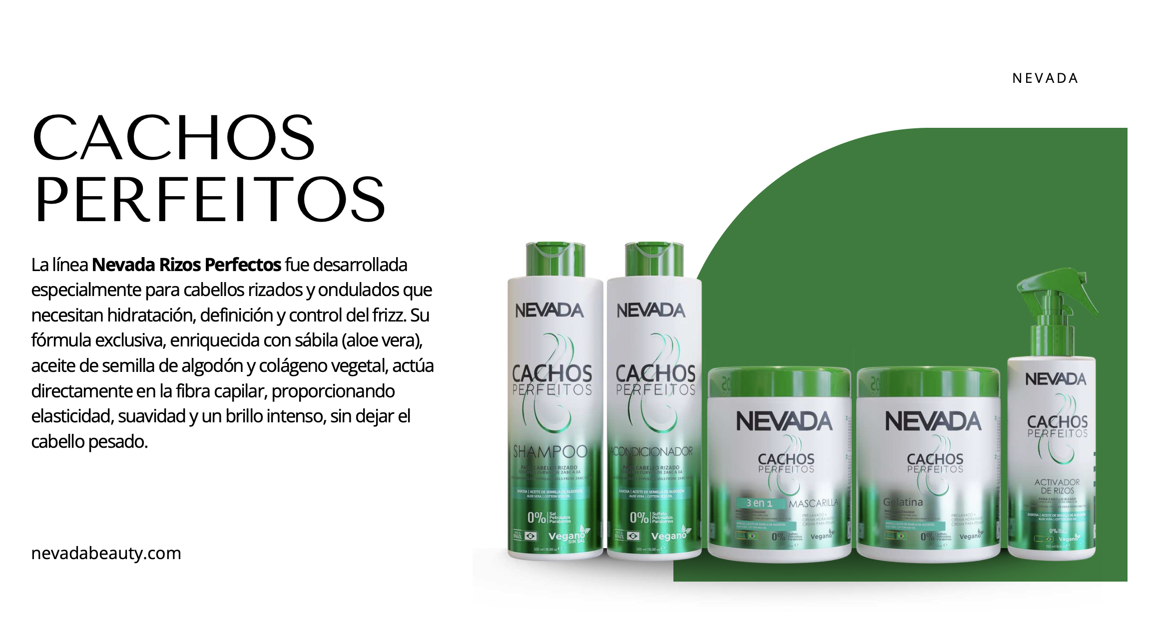Nevada - ACTIVADOR DE RIZOS CACHOS PERFEITOS 300ml