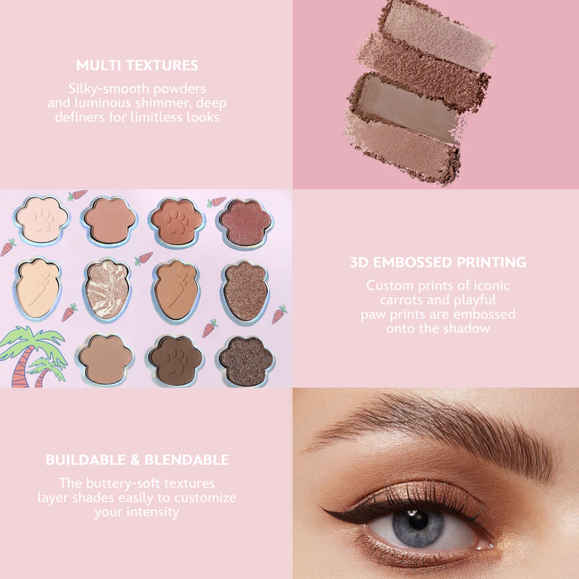 USHAS x ZOOTOPIA2丨11 Colors Eyeshadow Palette