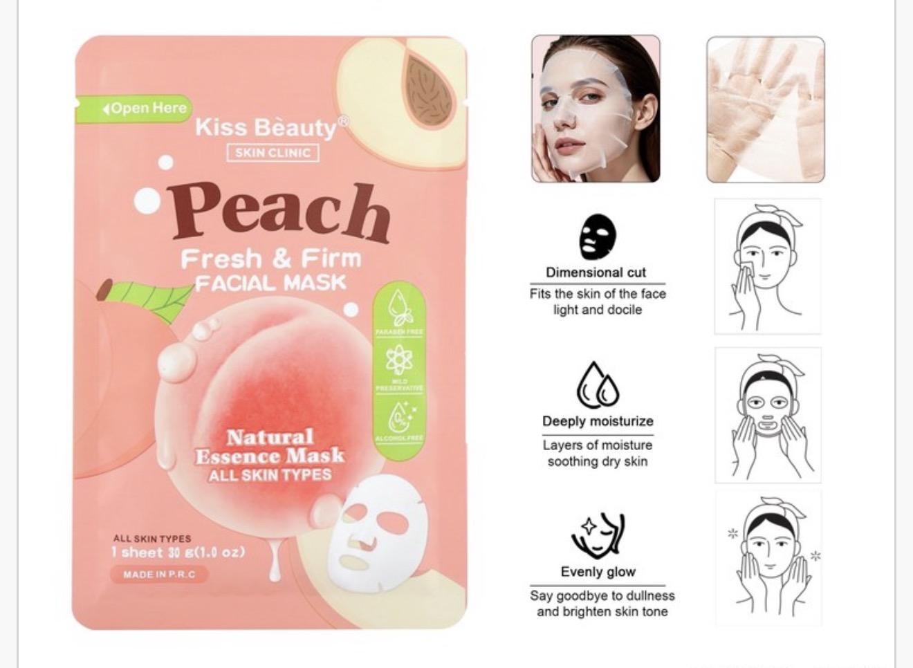 Kiss Beauty - Mascarillas Faciales