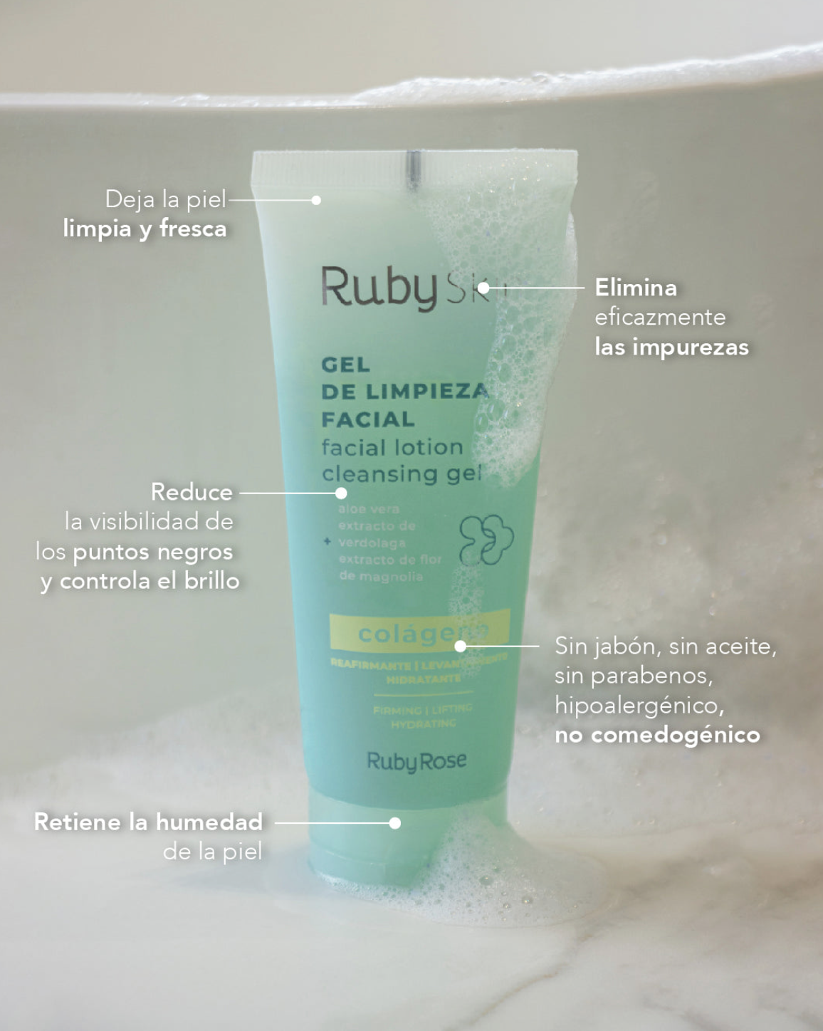 Ruby Rose - GEL DE LIMPIEZA FACIAL COLAGENO