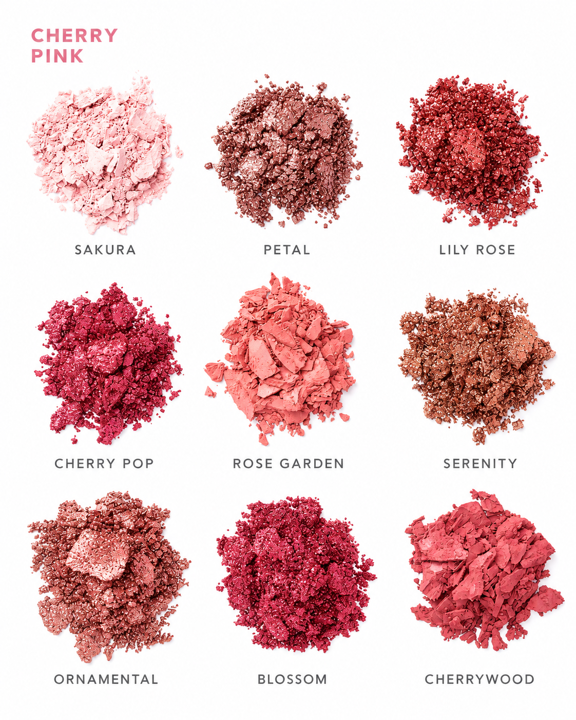 Ruby Rose - Paleta De Sombras Pink Cherry