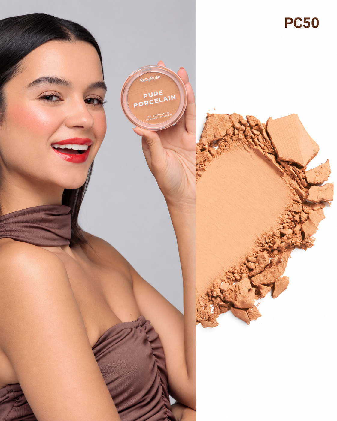 Ruby Rose - Polvo Compacto Pure Porcelain