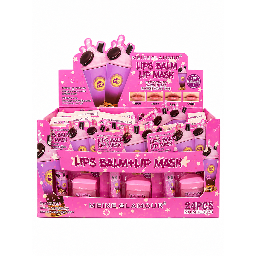 Meike Glamour - Set Lip Balm + Lip Mask