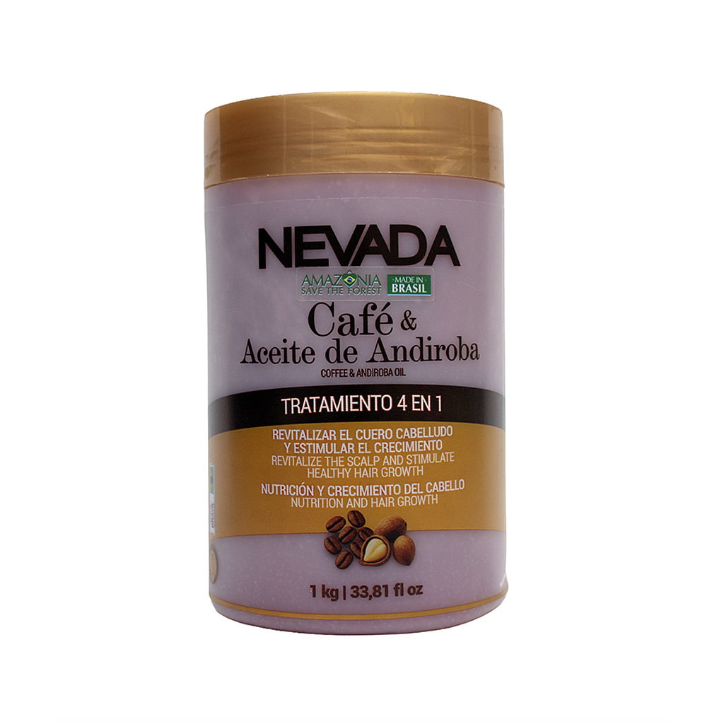 NEVADA - Tratamiento Amazonia 4 en 1 Cafe y Aceite de Andiroba 1KG