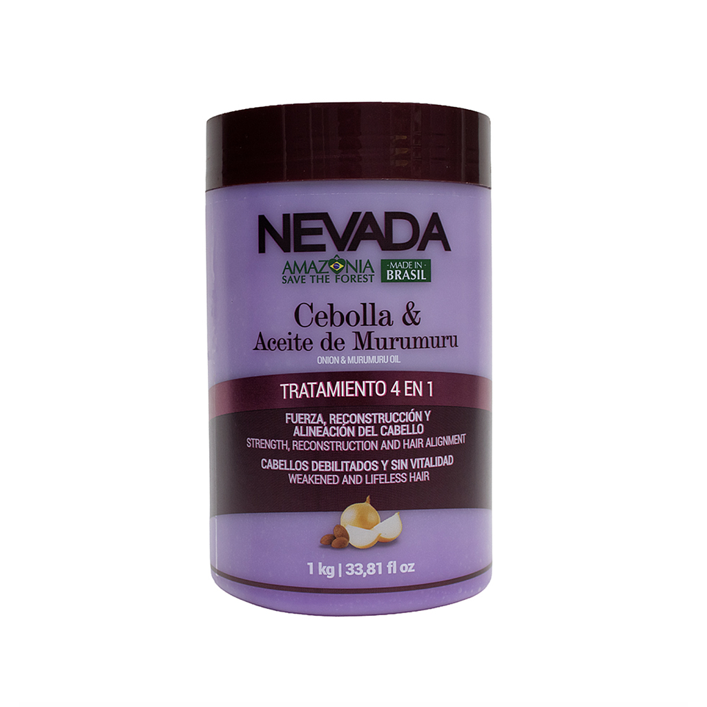 NEVADA - Tratamiento Amazonia 4 en 1 Cebolla y Aceite de Murumuru 1KG