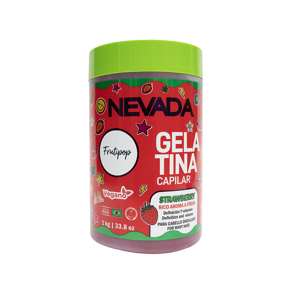 NEVADA - Gelatina Capilar Frutipop Frutilla 1kg