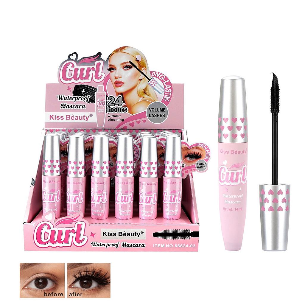 Kiss Beauty - Mascara Pestaña Waterproof 24hrs
