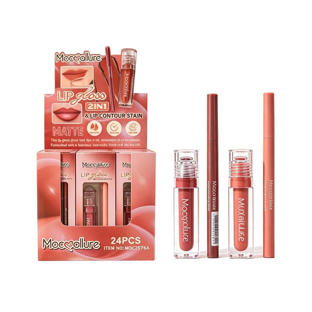 Mocoallure - Lip Gloss &amp; Lip Contour Stain