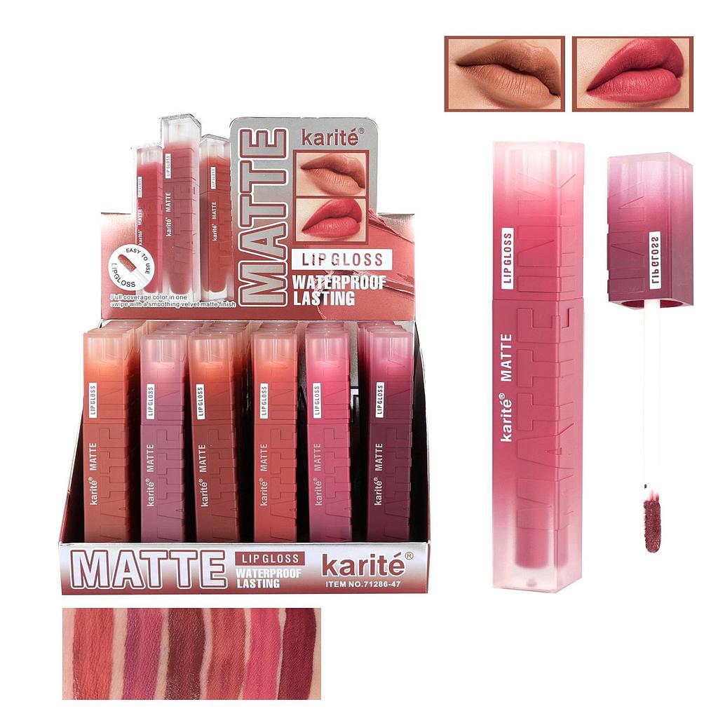 Karite - Lip Gloss MATTE Waterproof