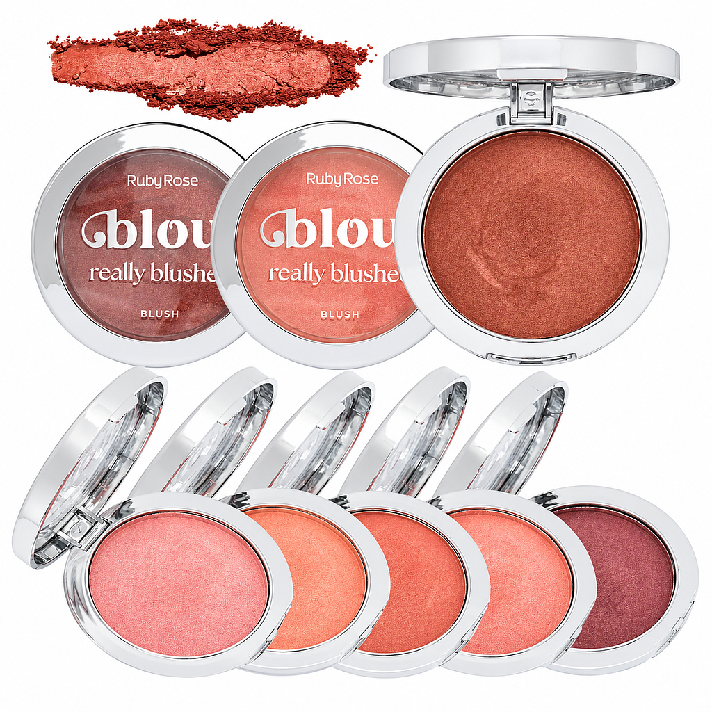 Ruby Rose - RUBOR COMPACTO BLOW REALLY BLUSHED