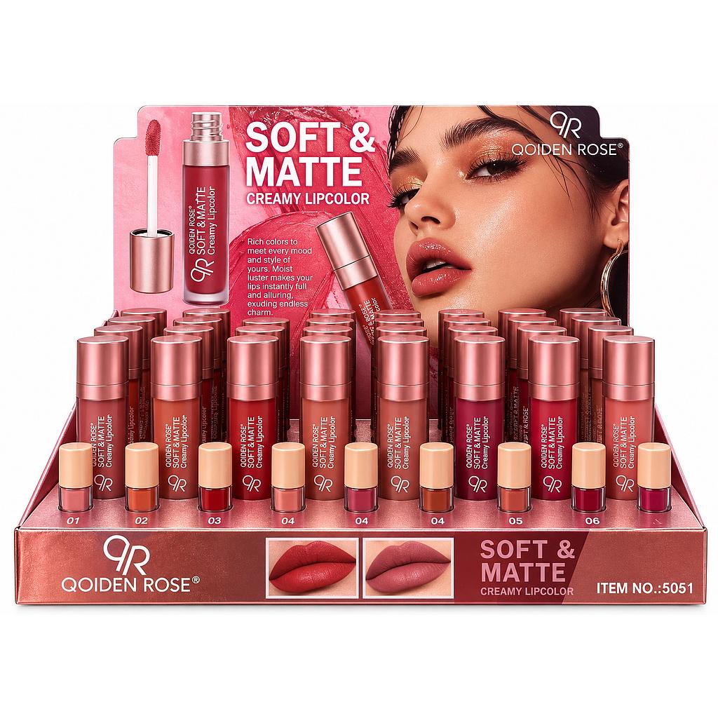 Qoiden Rose - Soft And Matte Lip Gloss