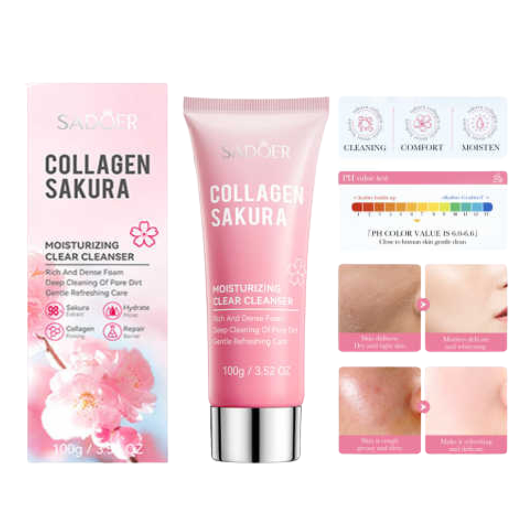 Sadoer - Limpiador Facial de Sakura 100g