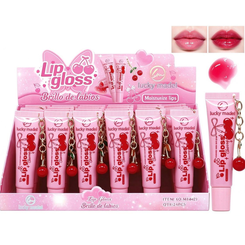 Lucky Model - Lip Gloss Cherry Ribbon