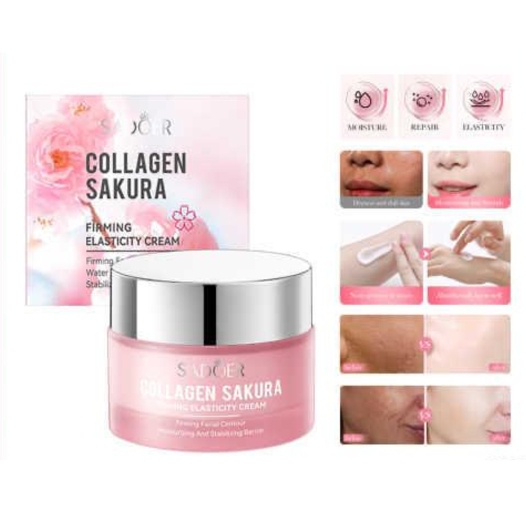 Sadoer - Crema Facial Colágeno y Sakura