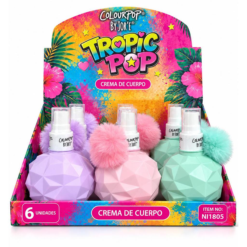 ColourPop - Crema Corporal con Pompon Tropic Pop