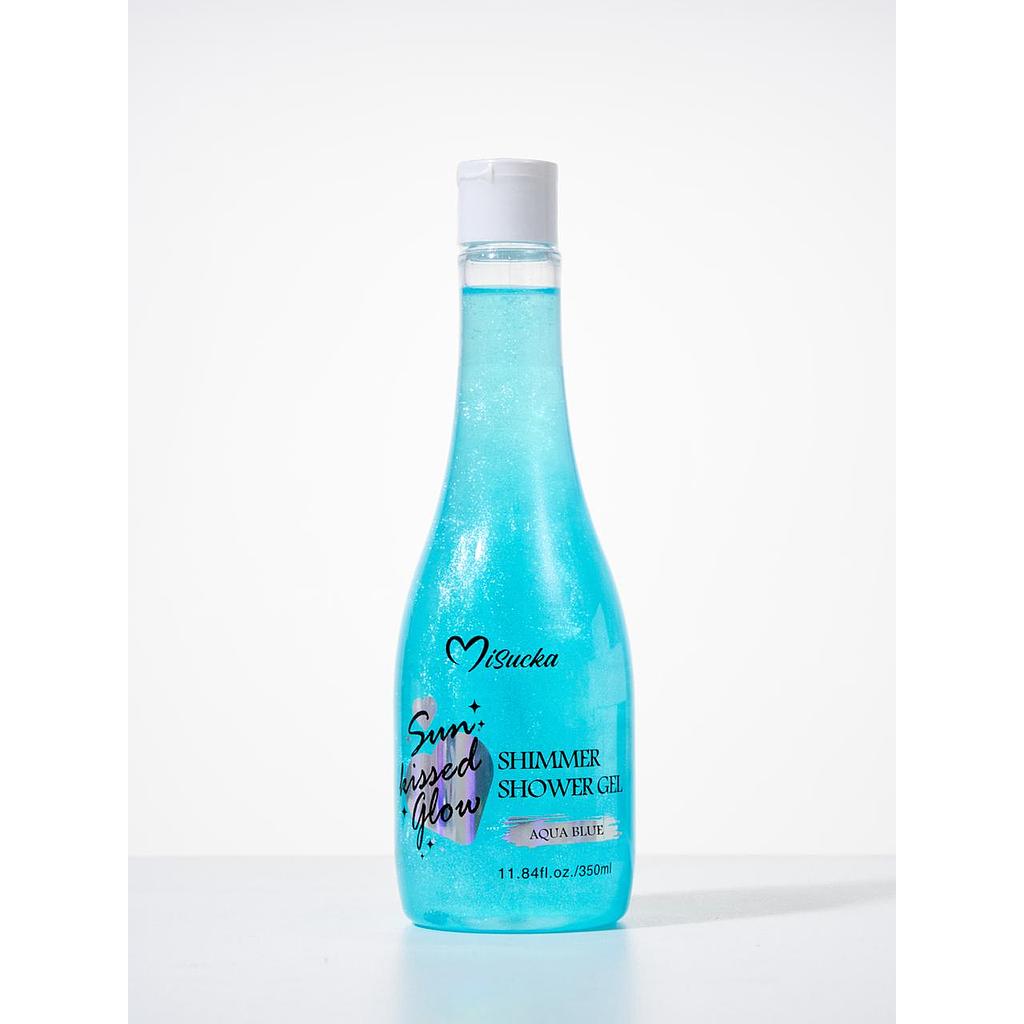 MISUCKA - SHIMMER SHOWER GEL AQUA BLUE