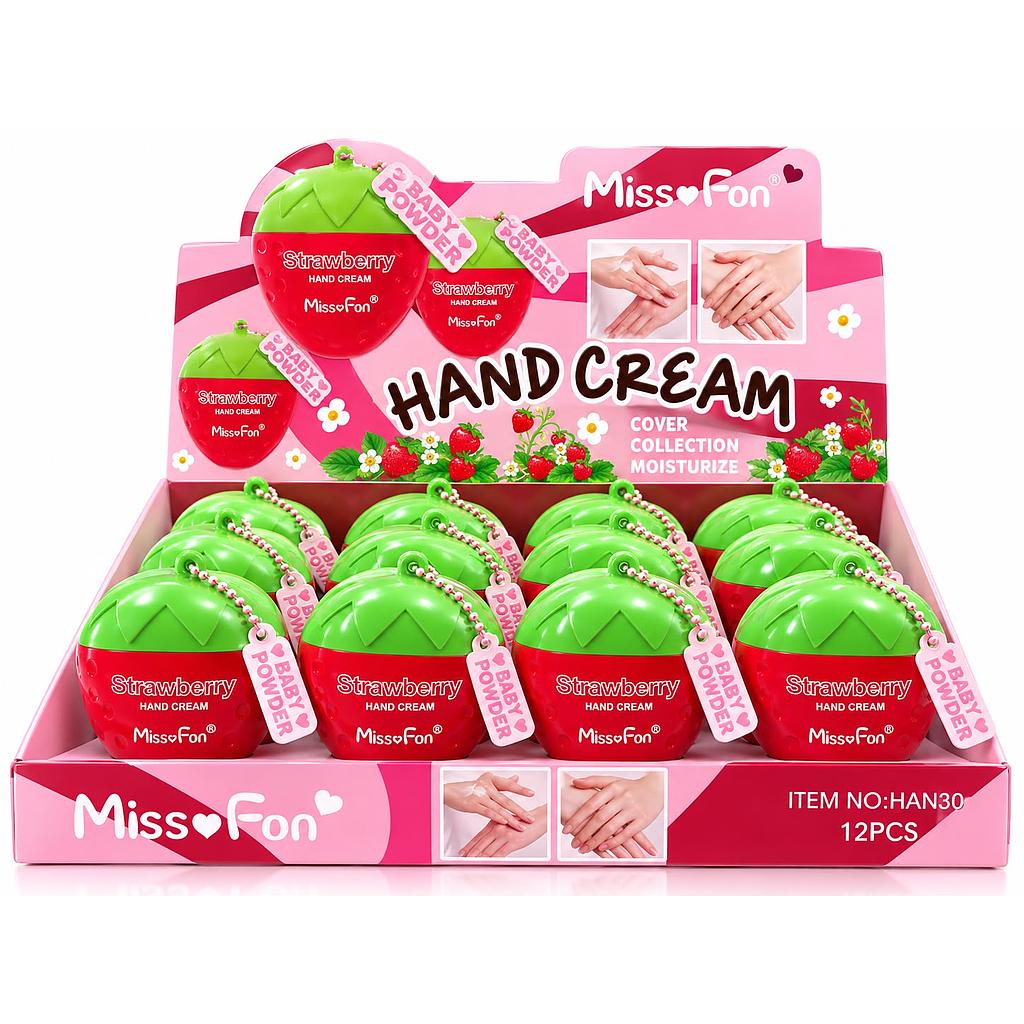 Miss Fon - Crema de Manos de Frutilla