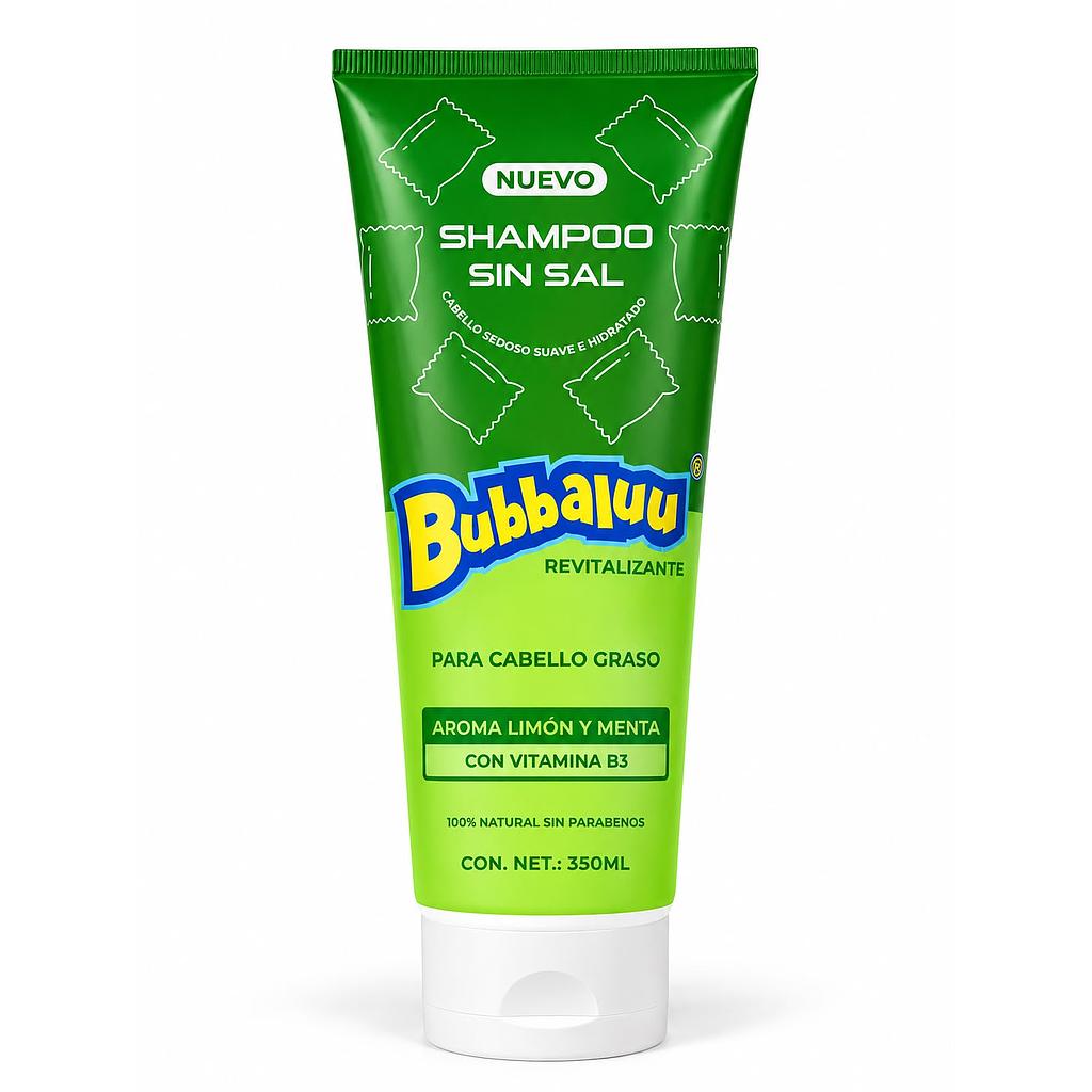 Bubbaluu - Shampoo Sin Sal de Limón 350ml