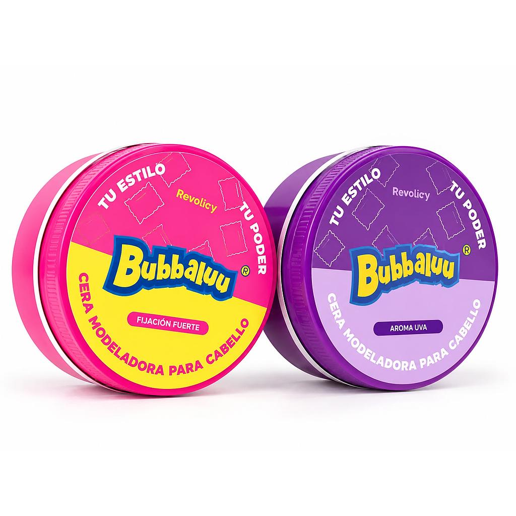 Bubbaluu - Cera Modeladora Para el Cabello