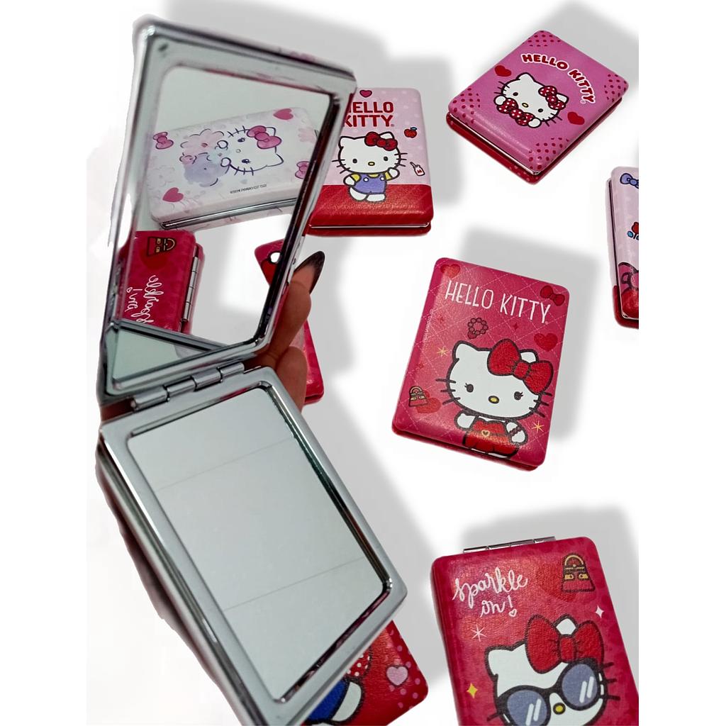 Espejos Cartera Engomado Cuadrado Hello Kitty