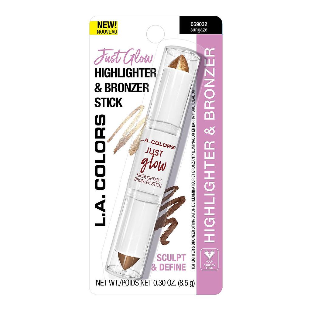 L.A Color - Iluminador &amp; Contorno Just Glow Sungaze C69032