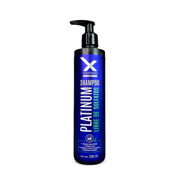 Xiomara - Shampoo Platinum Libre de Sulfatos 250 ML