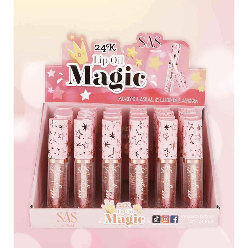 Sas - Brillo Labial Magic 6 Unidades SAC014