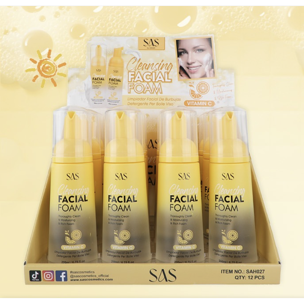 Sas - Limpiador Facial Espuma de Vitamina C SAH027