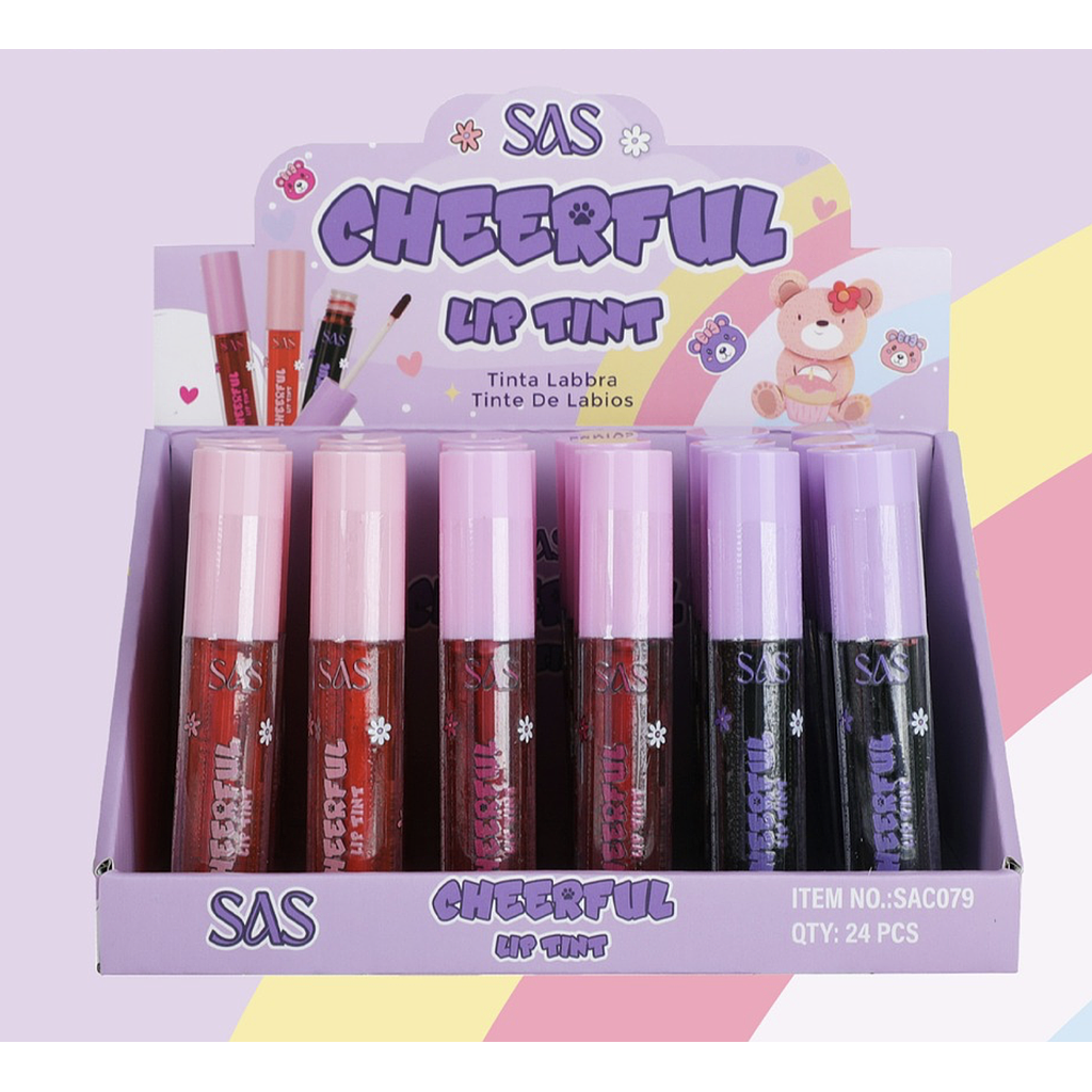 Sas - Tinta de Labios Cheerful 24 Unidades SAC079