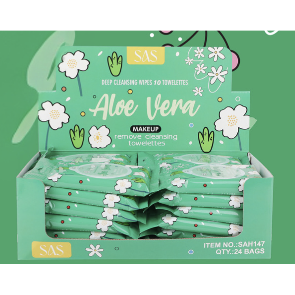 Sas - Toallas Desmaquillante Con Aloe Vera SAH147