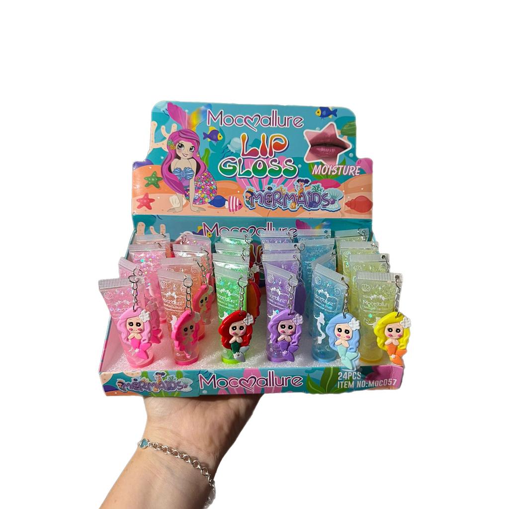 Lip Gloss Sirenita 24 unidades
