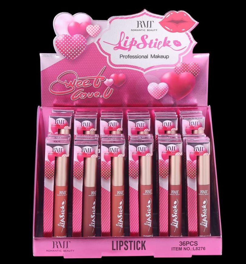 Labial Crayon Matte RMT 36 unidades