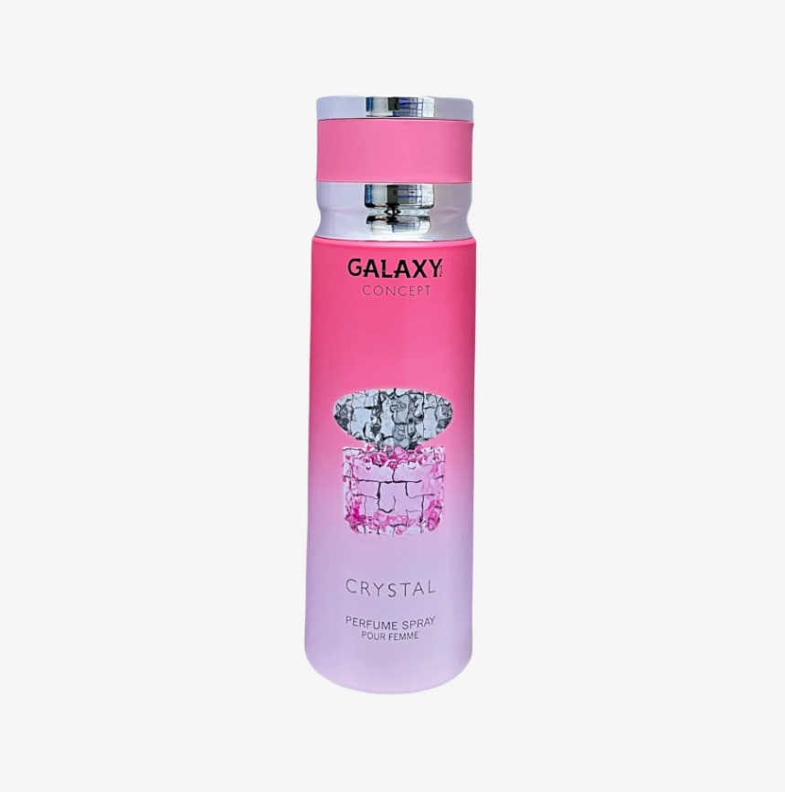 Galaxy Plus Concept CRYSTAL Perfume Body Spray - Inspired By Bright Crystal 200ml