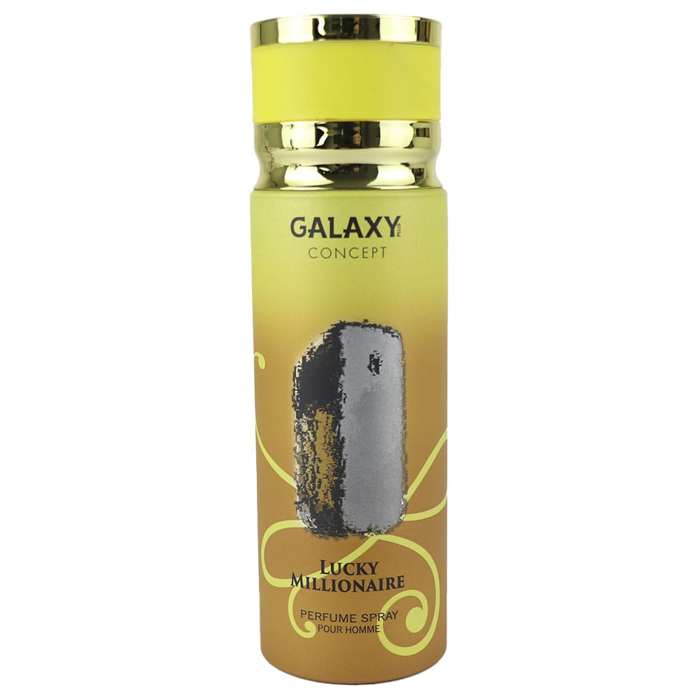 Galaxy Plus Concept LUCKY MILLIONAIRE Perfume Body Spray - Inspired By 1 Million Lucky 200ml