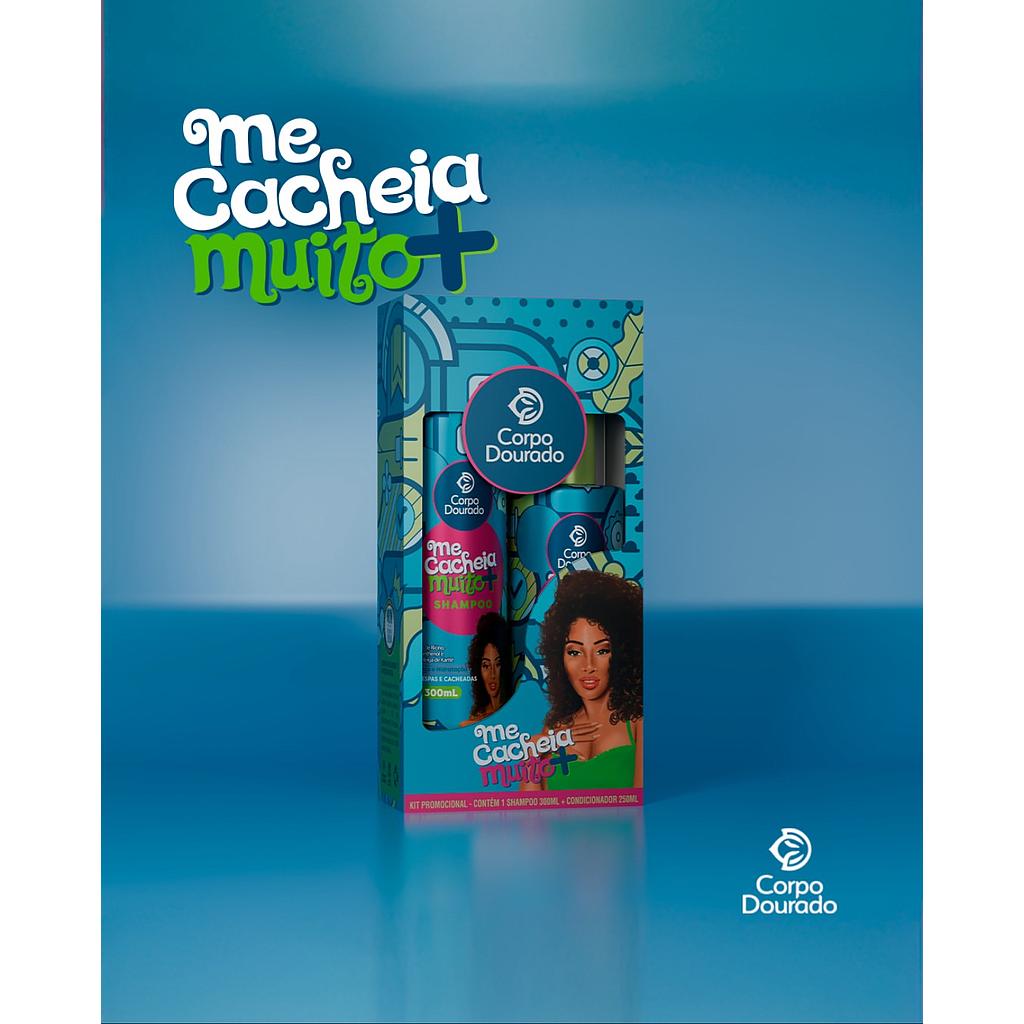 Corpo Dourado - Kit Shampoo 300ml + Acondicionador 250ml  Curls Me Much