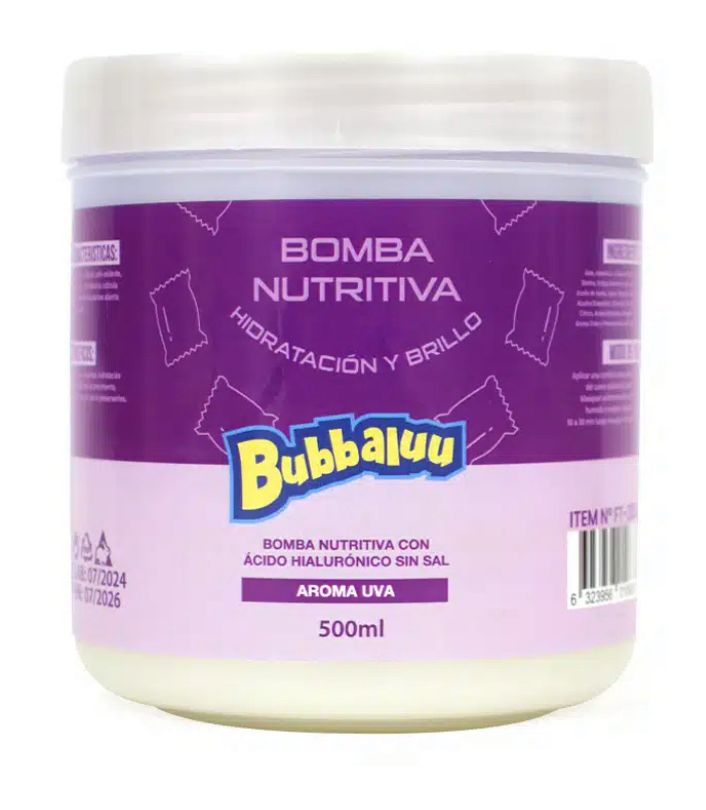 Bubbaluu - Bomba Nutritiva Uva 500ml