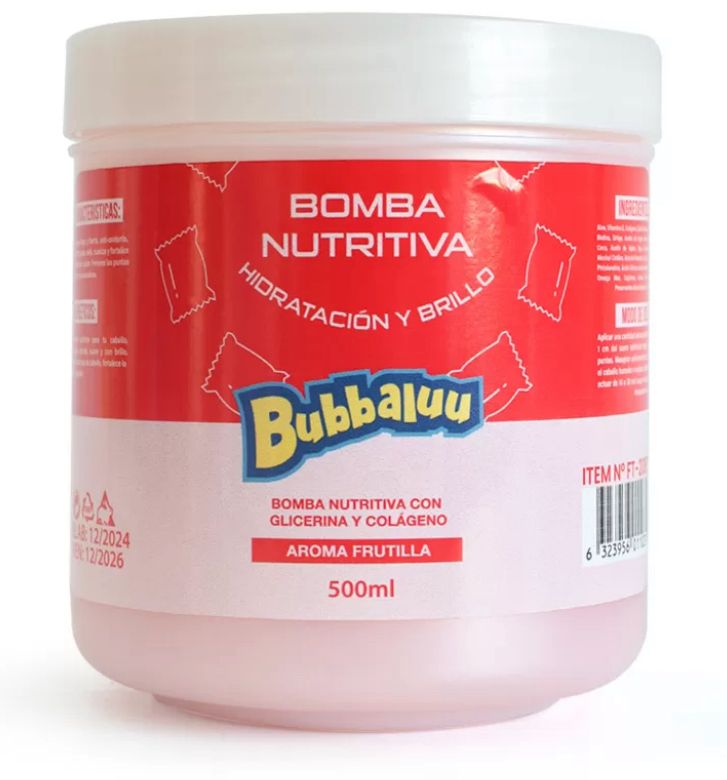 Bubbaluu - Bomba Nutritiva Frutilla 500ml