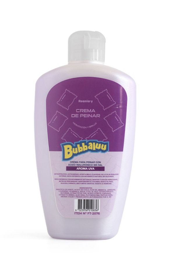 Crema Peinar Bubbaluu Uva 250 ml