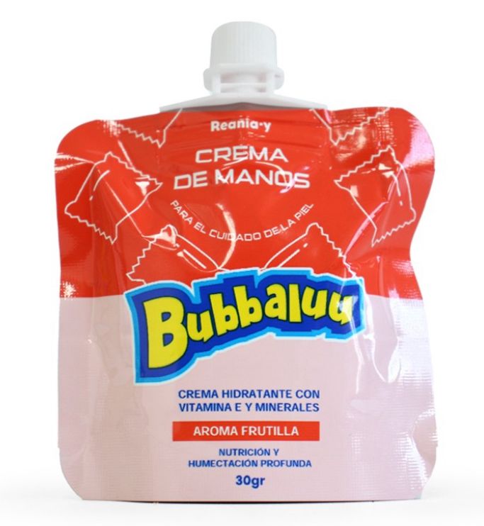 Crema de Mano Bubbaluu Frutilla 30 gr