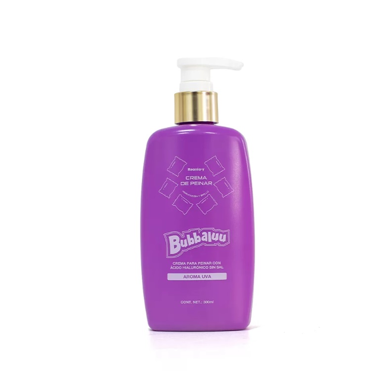 Bubbaluu - Crema de Peinar Uva 300 ml