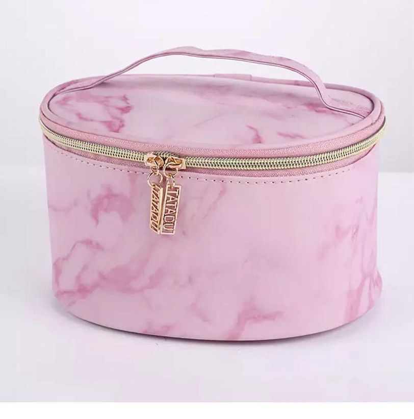 Cosmetiqueros Ovalados Marmoleados