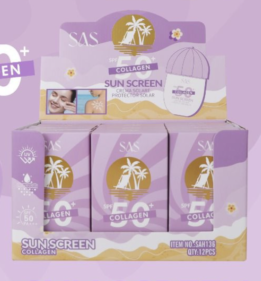 Sas - Protector Solar 50SPF Colageno SAH136