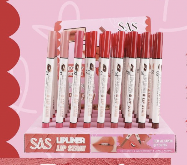 Sas - 6 Delineadores De Labios Lip Stain SAP018