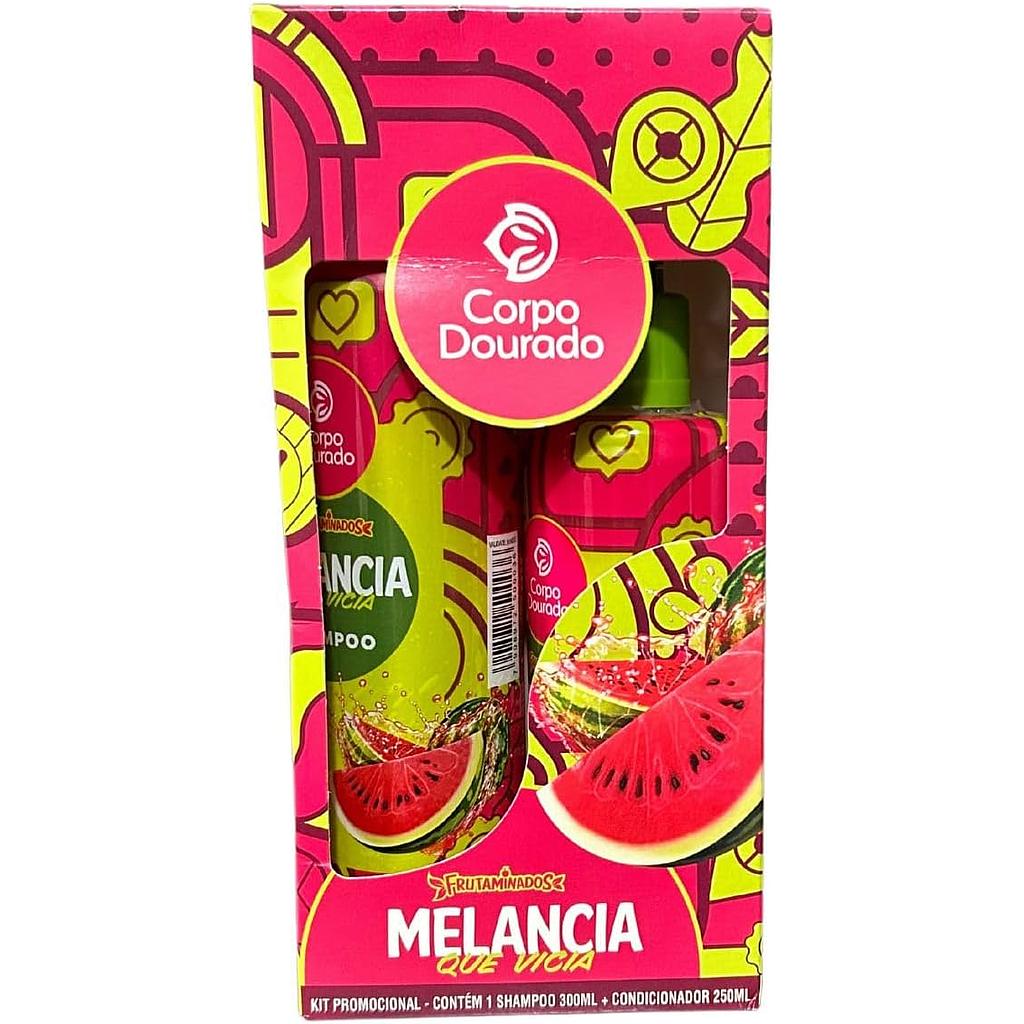 Corpo Dourado - Kit Sandia Adictivo - Shampoo 300 ml + Acondicionador 250 ml