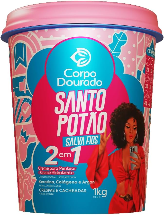 Corpo Dourado - Acondicionador Reparacion y proteccion intensiva del cabello 1 kg