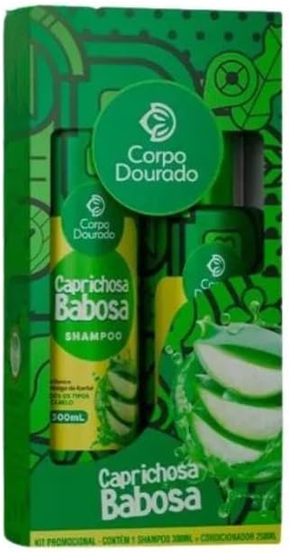 Corpo Dourado - Kit Aloe Vera - Shampoo 300 ml + Acondicionador 250 ml