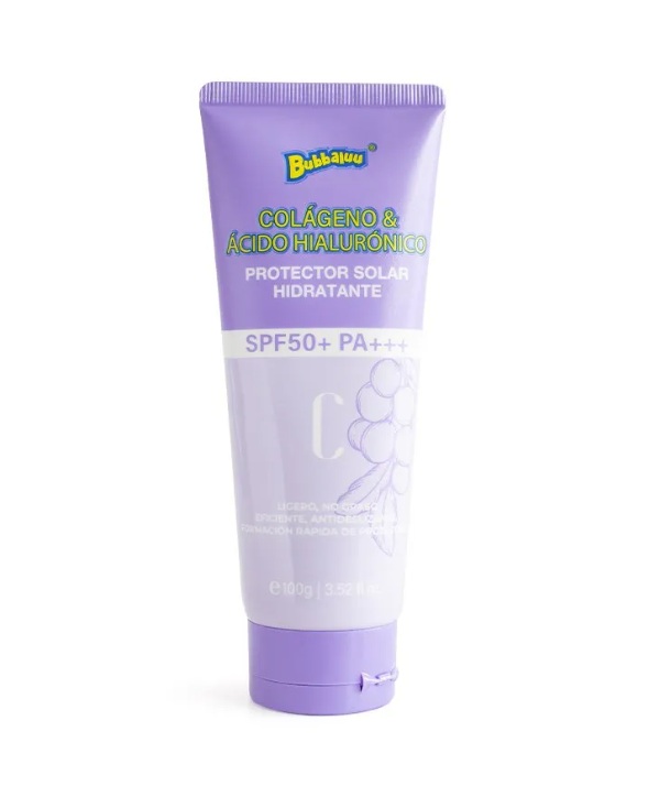 Protector Solar Hidratante Bubbaluu 100g