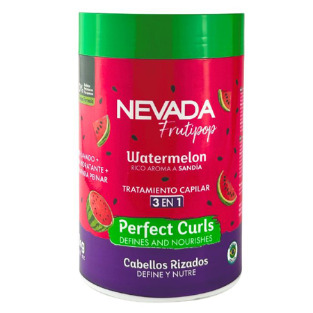 Nevada - MASCARILLA 3 EN 1 CABELLO RIZADO SANDIA FRUTIPOP 1kg