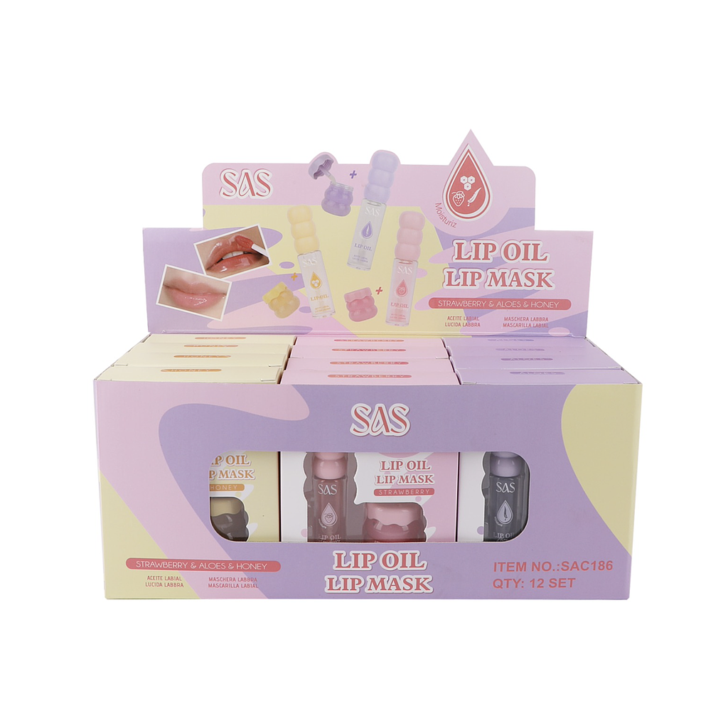 SAS - Lip Oil + Lip Mask Set SAC186