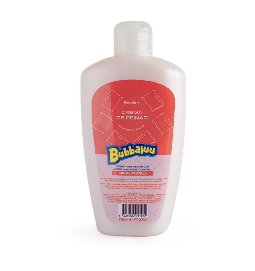 Crema Peinar Bubbaluu Frutilla 250ml